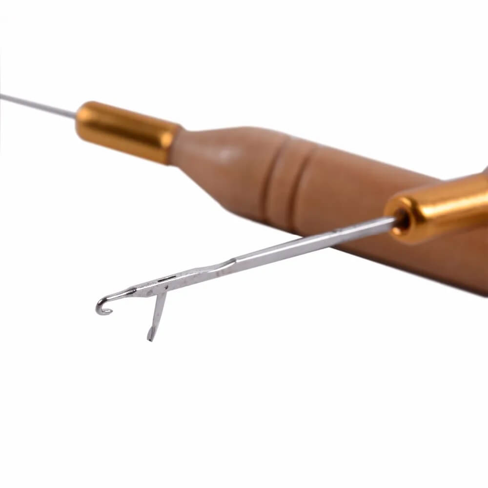 Aguja de gancho con mango de plástico - Imagen 2